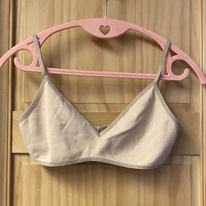 American Apparel Nude Bralette Size 2